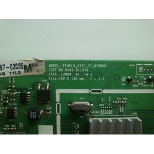 MAIN BOARD SAMSUNG BN96-11539A MODELO LN32B550K1FXZA